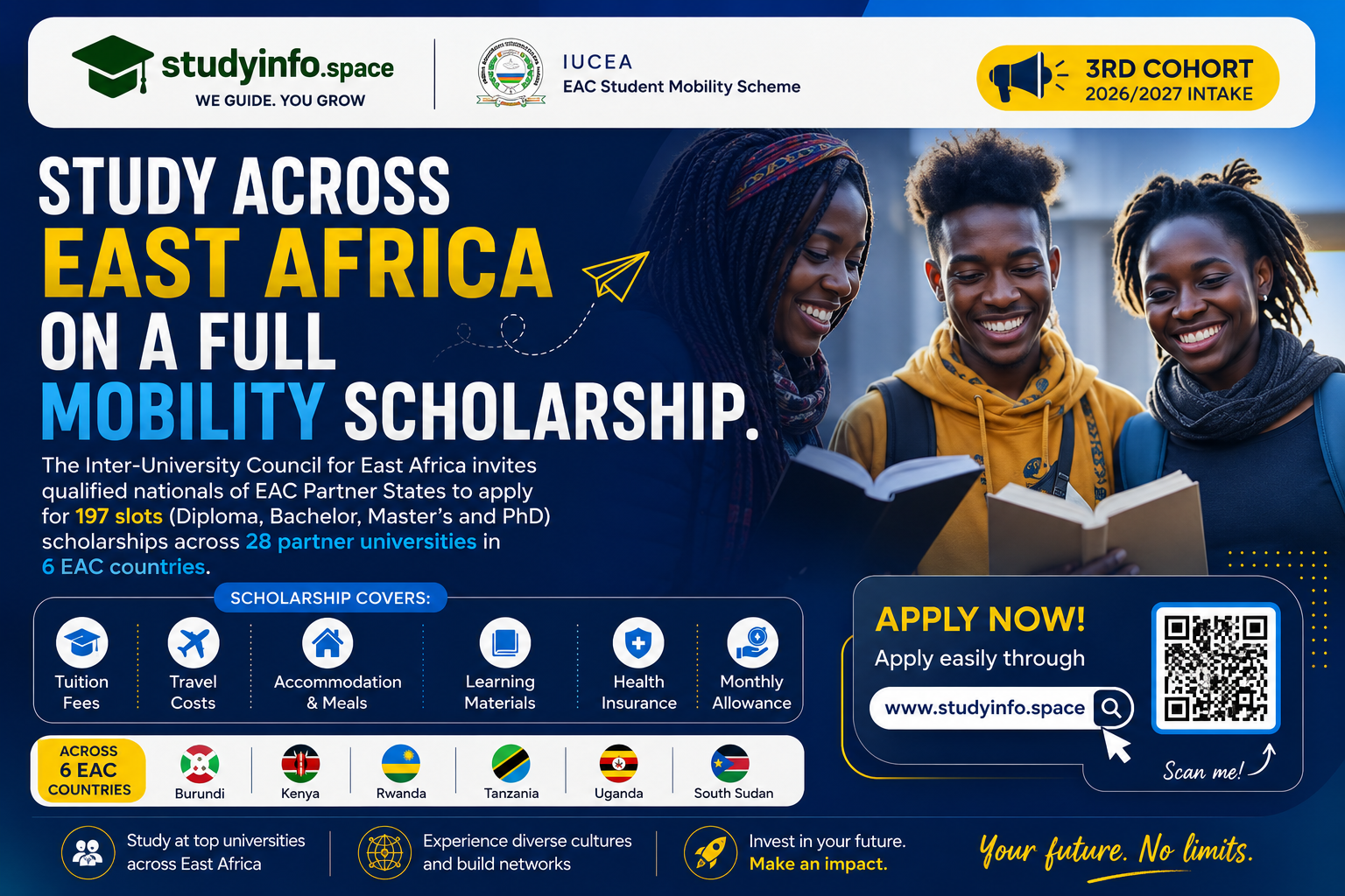 East African Community Student Mobility Scholarship (EAC-SMS) 2026/2027 Applications Now Open