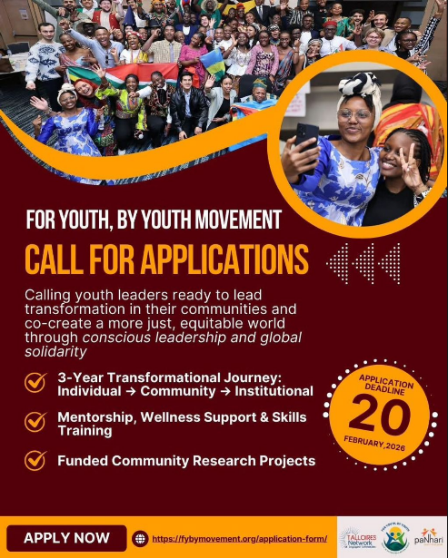 FOR YOUTH, BY YOUTH MOVEMENT APPLICATION FORM