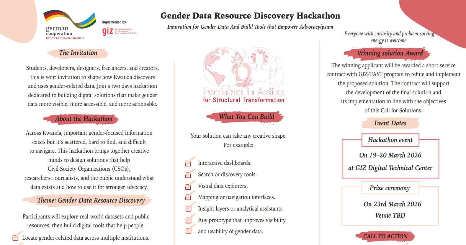Gender Data Resource Discovery Hackathon