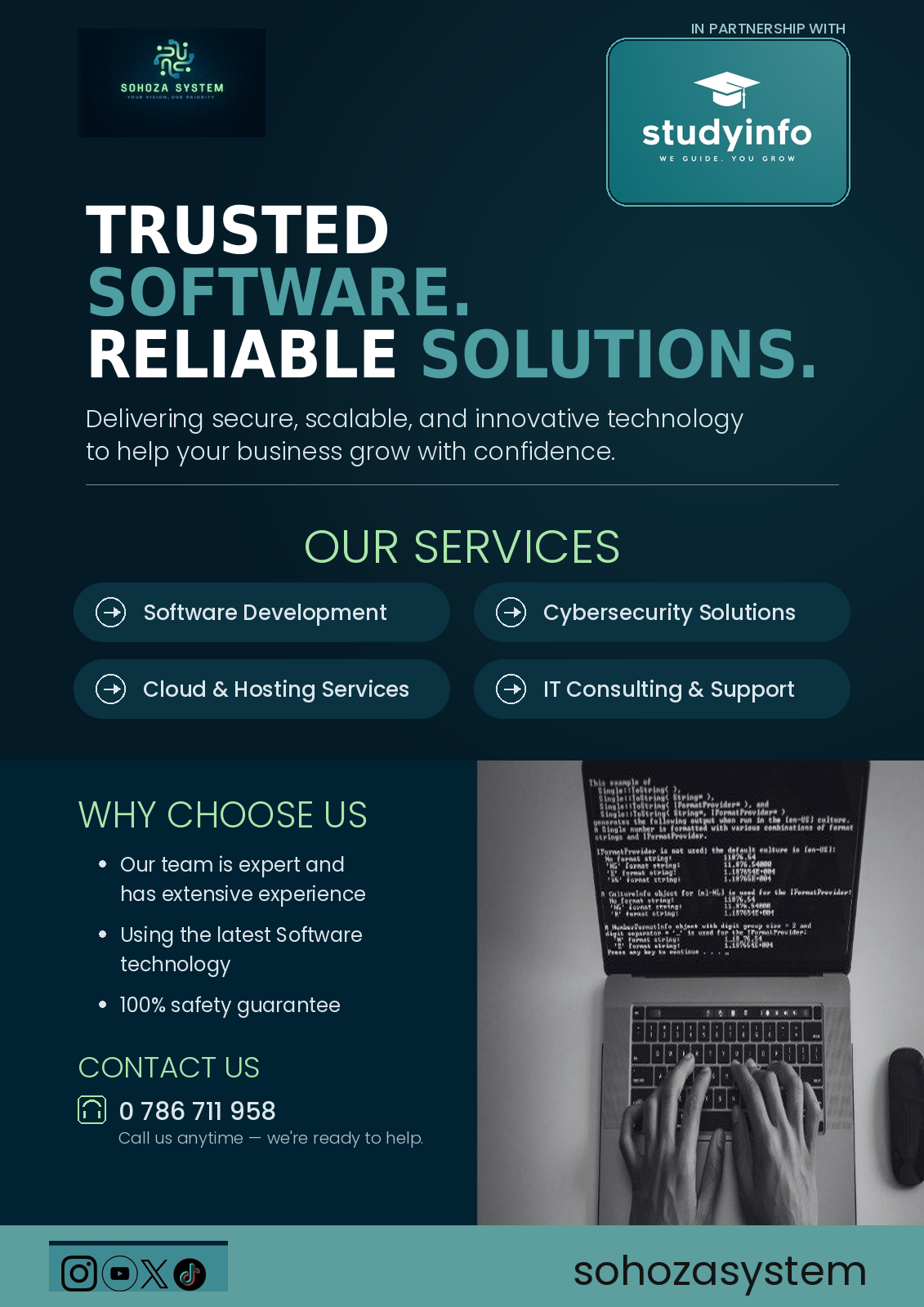 join free training programs provided by Sohoza System