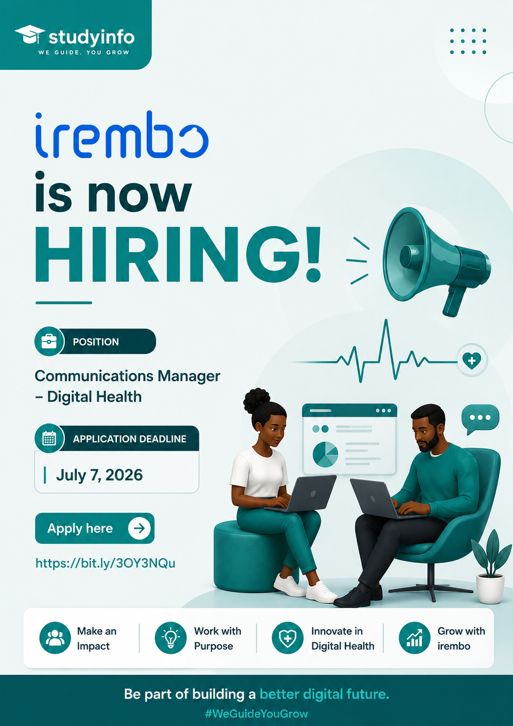 Irembo is now hiring_ Communications Manager - Digital Health