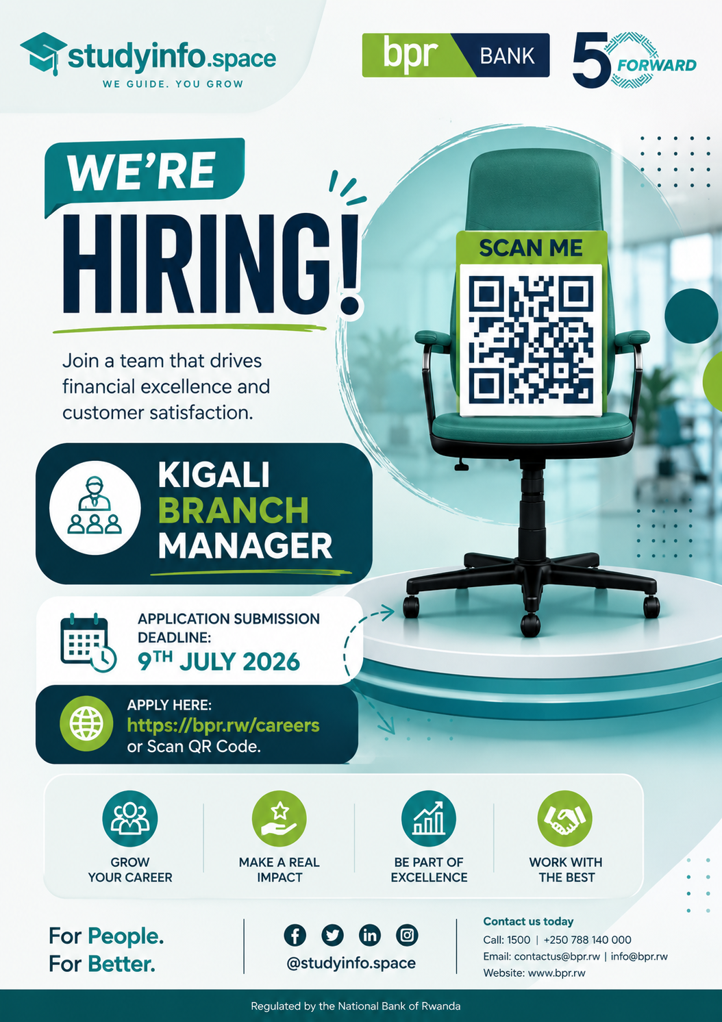 BPR Bank Rwanda is Hiring!