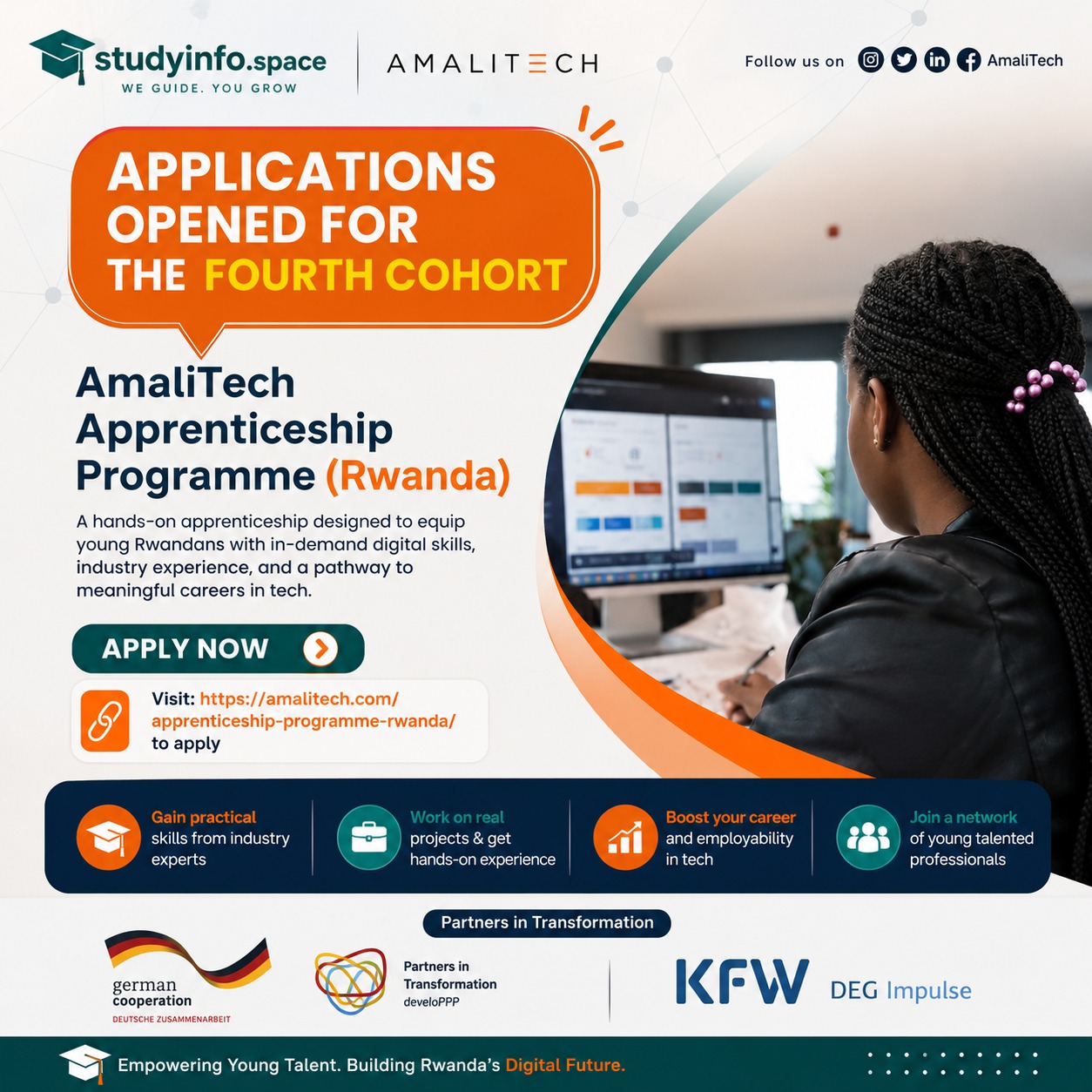 Applications Open – AmaliTech Apprenticeship Programme (Rwanda)! 🇷🇼
