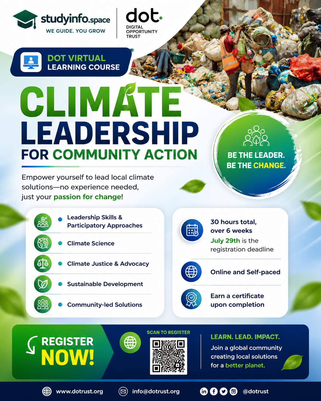 Climate Leadership for Community Action Virtual Course